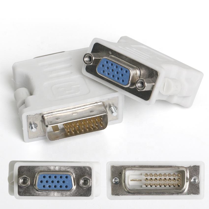 Adaptateur vidéo DVI vers VGA (DVI-A / DVI-I Mâle vers VGA Femelle)
